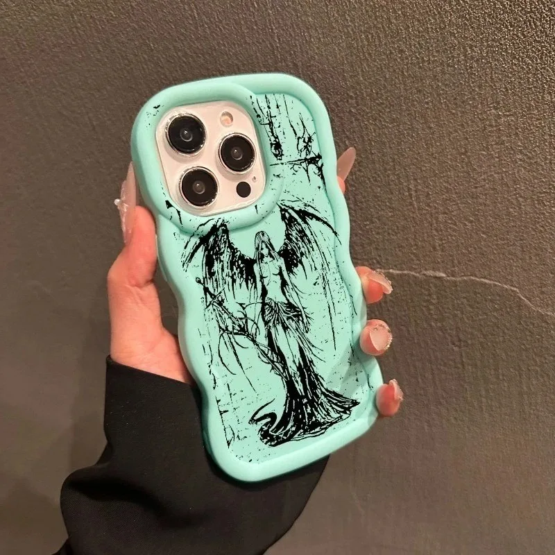 3D Wave Phone Case For Tecno Spark 30 20 Pro Plus 20C 10 10C 9 8 8C 8T 7 7T 5G 4G Back Cover Cute Cool Soft Shockproof Casing