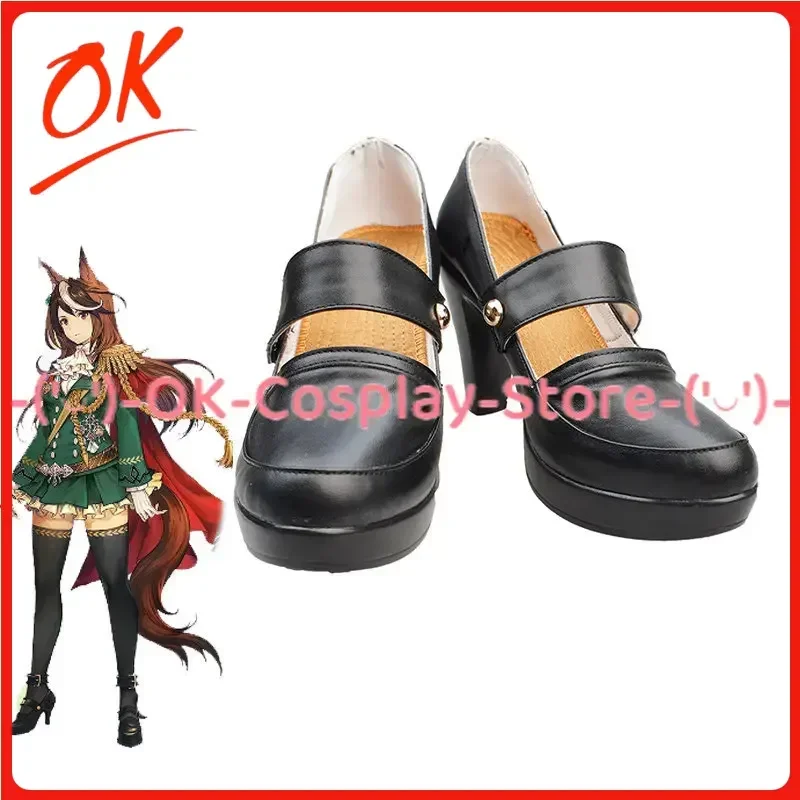 

[На заказ] Uma Musume Pretty Derby King Symboli Rudolf, обувь для косплея, костюм для ролевых игр, реквизит, карнавальные вечерние ботинки из искусственной кожи