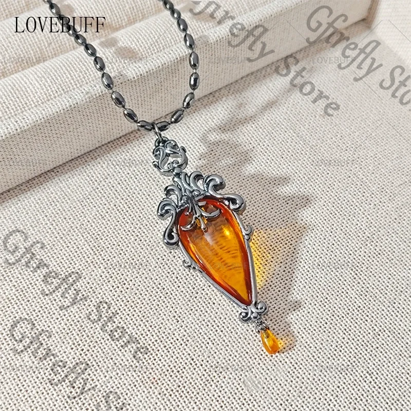 

Lord of Mysteries Klein Moretti Necklace Amulet Ornaments Collarbone Chain Pendant Cosplay Decorations Birthday Presentn