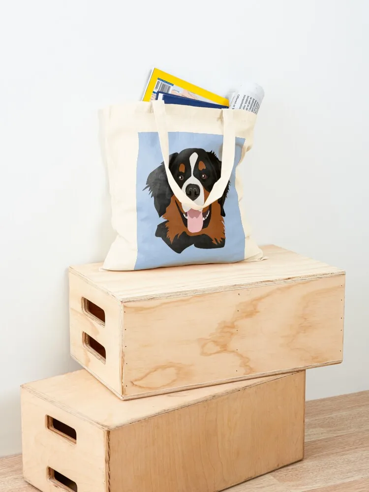 Bernese Mountain Dog - The Theo Tote Bag Canvas stote bag Women's shopping bag Handbags Large bags for women
