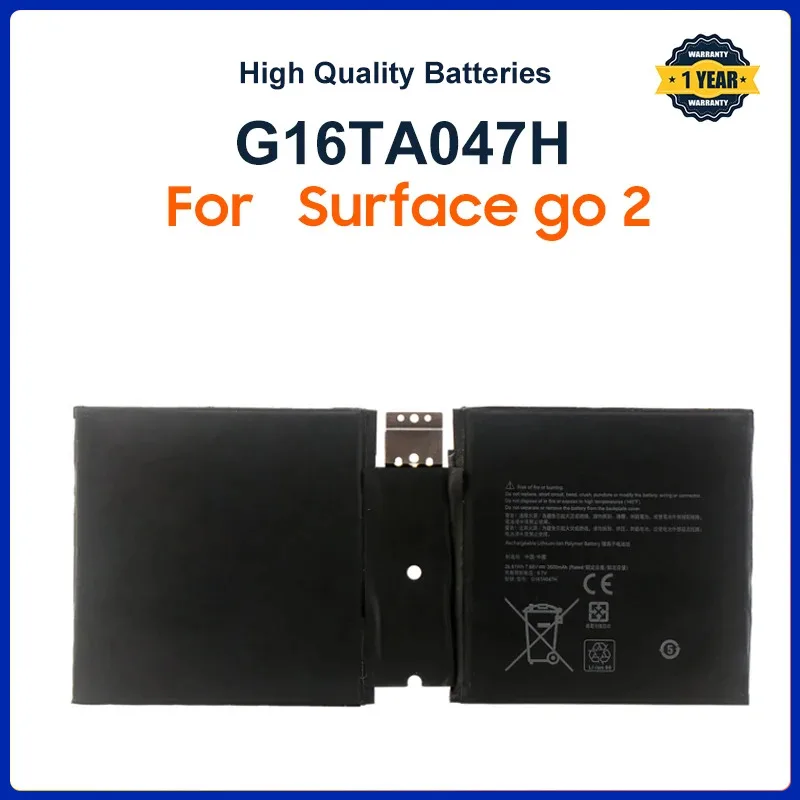 G16TA047H DYNU01 Laptop Battery For Microsoft Surface go 2 1901 1926 Series G16TA047H 7.66V 3500mAh