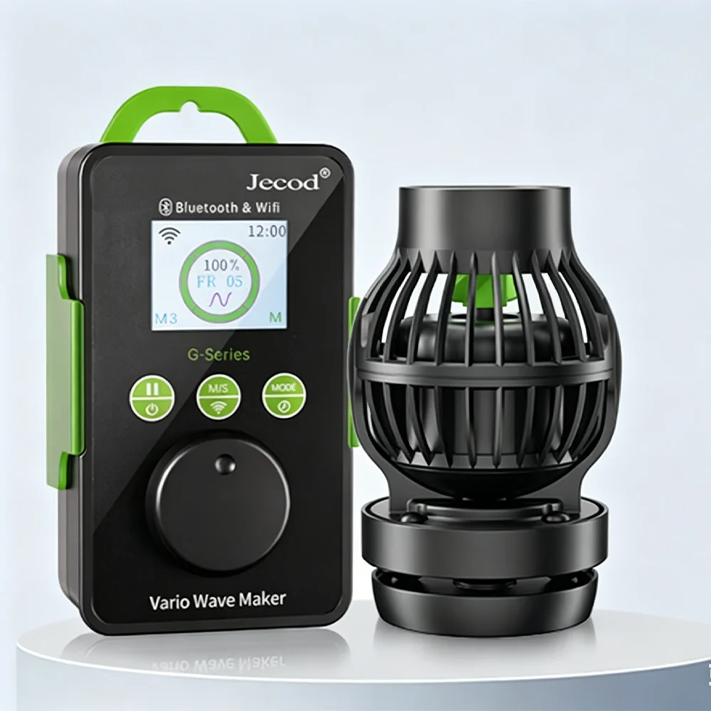 Jebao Jecod 2026 GOW Series Smart Bluetooth WiFi Wavemaking Pump LCD Screen Controller Silent for Coral Reef Fish Tank