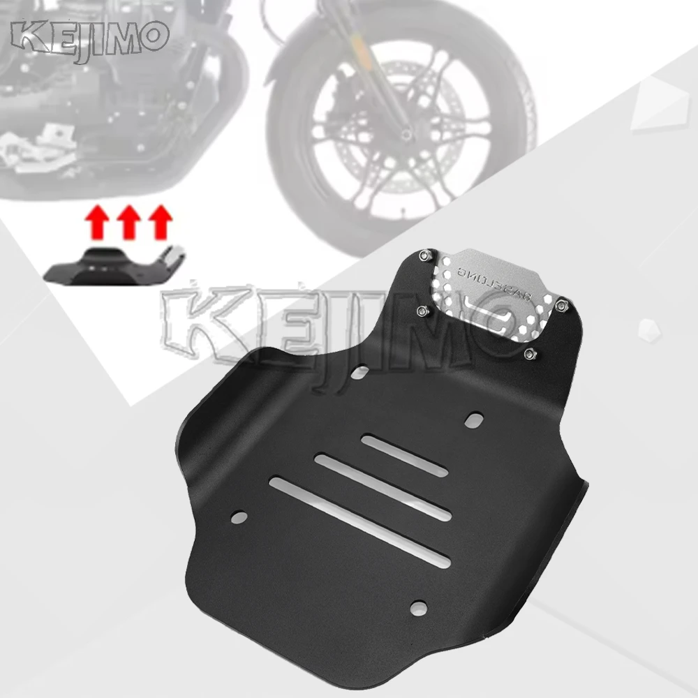 

Motorbike Engine Bottom Cover Bumper Guard Skid Plate For Moto Guzzi V7 Milano/Carbon/Rough/Classic/Stornello /Trofeo V9 Roamer