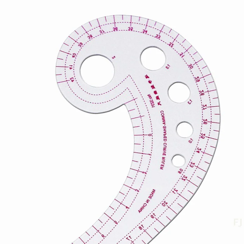 [YU] règle de couture de courbe française en plastique multifonction règle de courbe facile pour les tricots