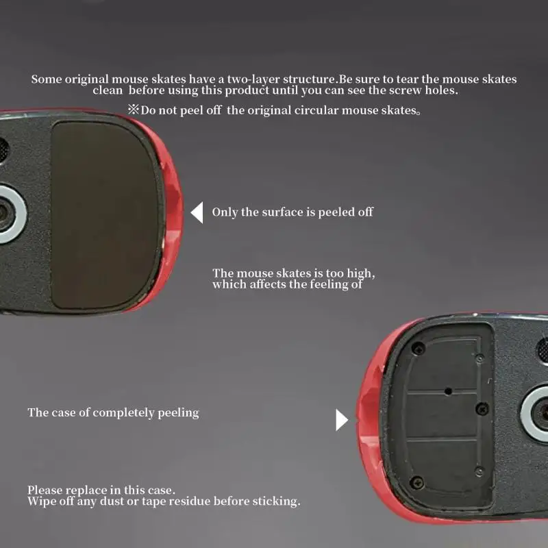 High Adhesion Tempered Glass Mouse Pads For Deathadder 3Pro Glides
