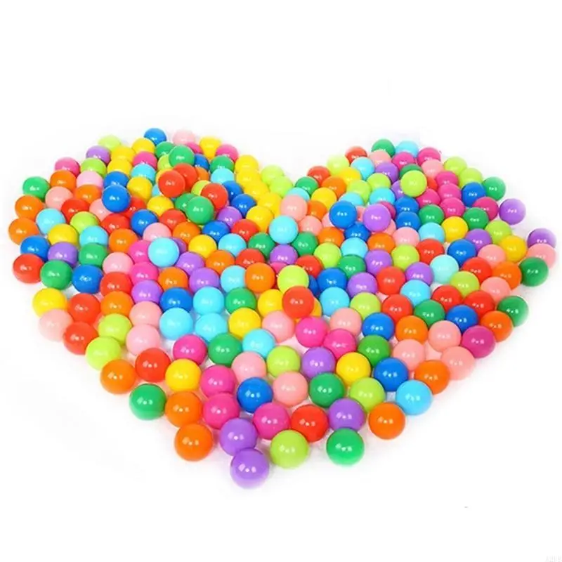 50 pezzi palline giocattolo per bambini multicolori, in plastica morbida, da 5,5 A2UB