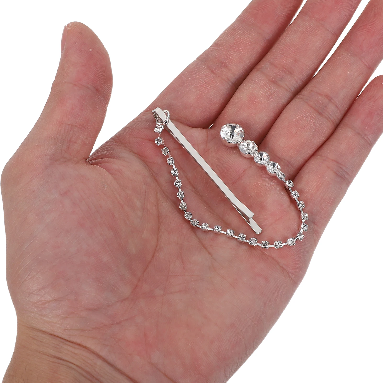 

1 Piece Elegant Rhinestone Forehead Chain for Women Alloy Crystal Frontlet Bridal Hair Decoration Party Dance Accessory