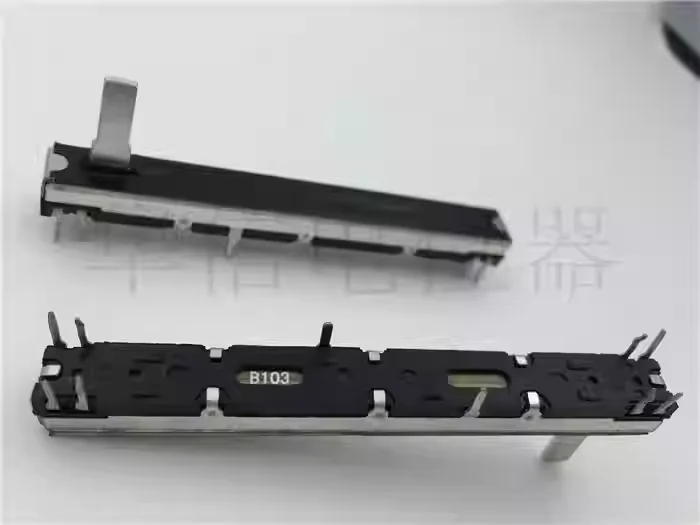 2 шт. OPHDAM Joint Venture длиной 75 мм, прямой скользящий двойной подруливающий потенциометр, подруливающее устройство Meiqi B10K 15C 2 шт. OPHDAM Joint Venture длиной 75 мм, прямой скользящий двойной подруливающий потенциометр, подруливающее устройство Meiqi B10K 15C