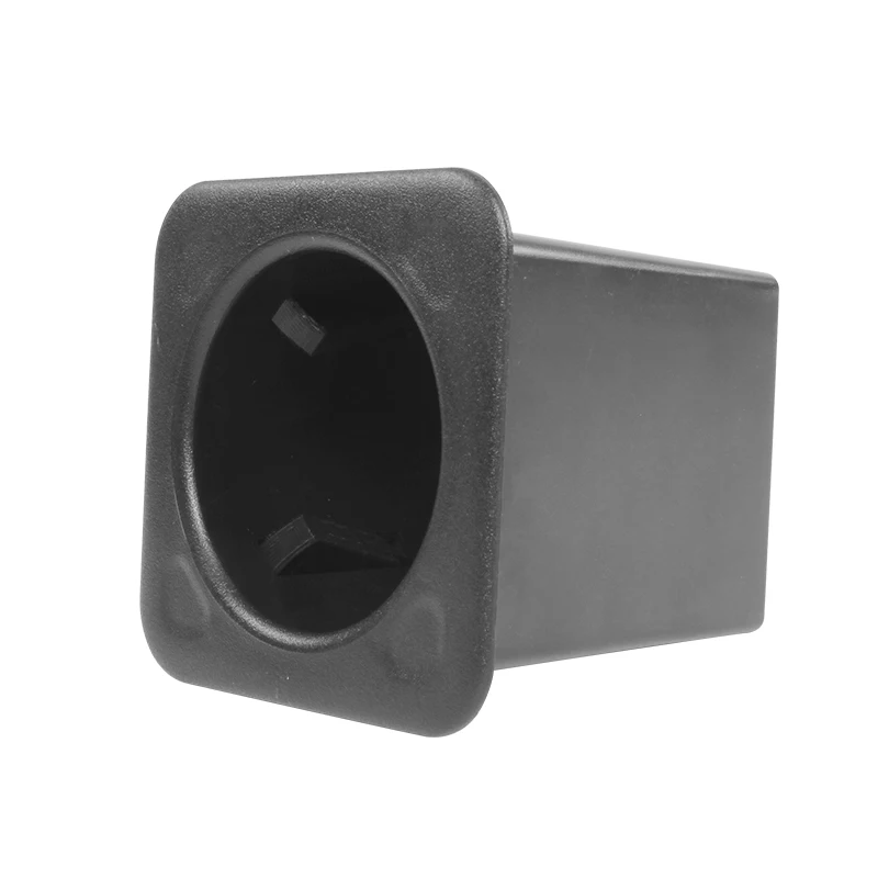 A campista RV do estilo atualizado do OEM parte a mesa de centro preta plástica do suporte de copo de chá