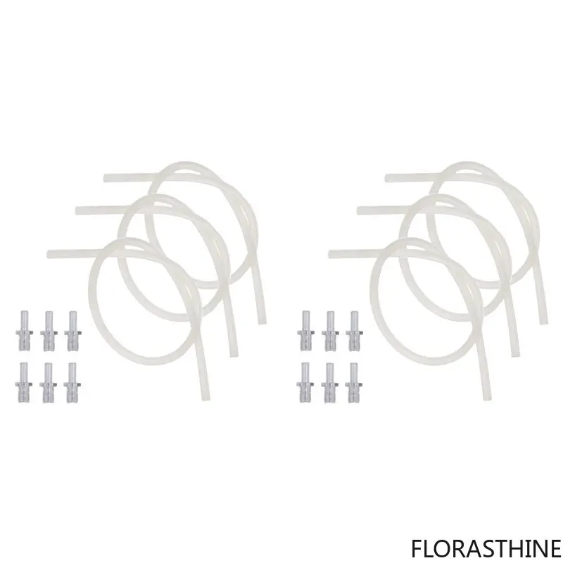 6X Milk Tube Hose Set for Jura Milk Pipe Connectors Brush Hose for Jura Impressa Giga Fully Automatic Machine-[frki A79G]