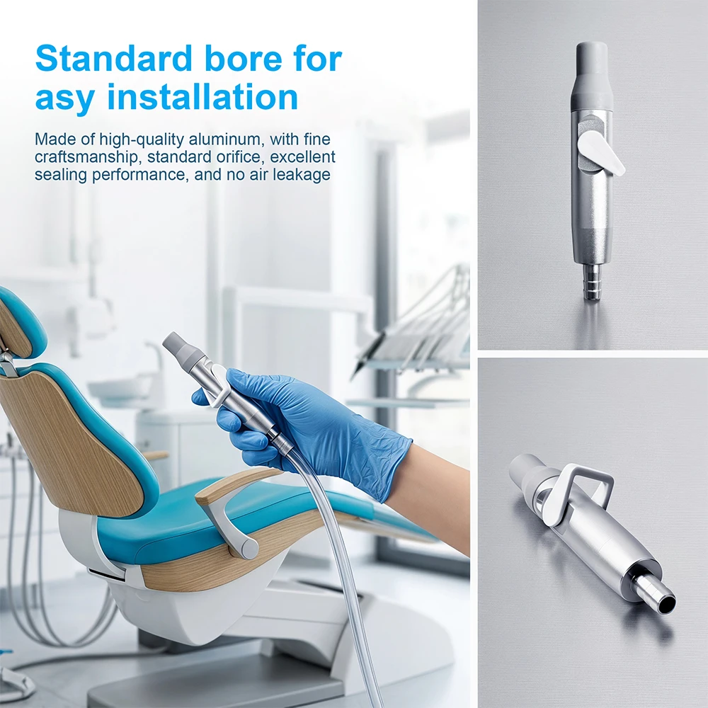 1pc Dental Weak Suction Handle Valve Saliva Ejector Weak Suction Handpiece Tip Adapter Autoclavable Dental Turbine Accessories