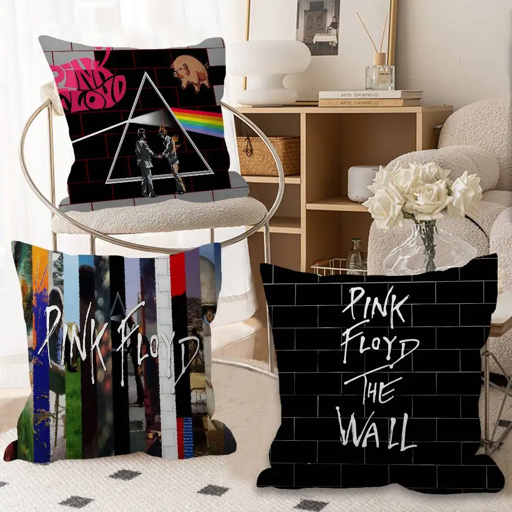 Rock Band P-Pink Floyds Personalized picture text home decorative pillows Household Gifts 45x45cm
