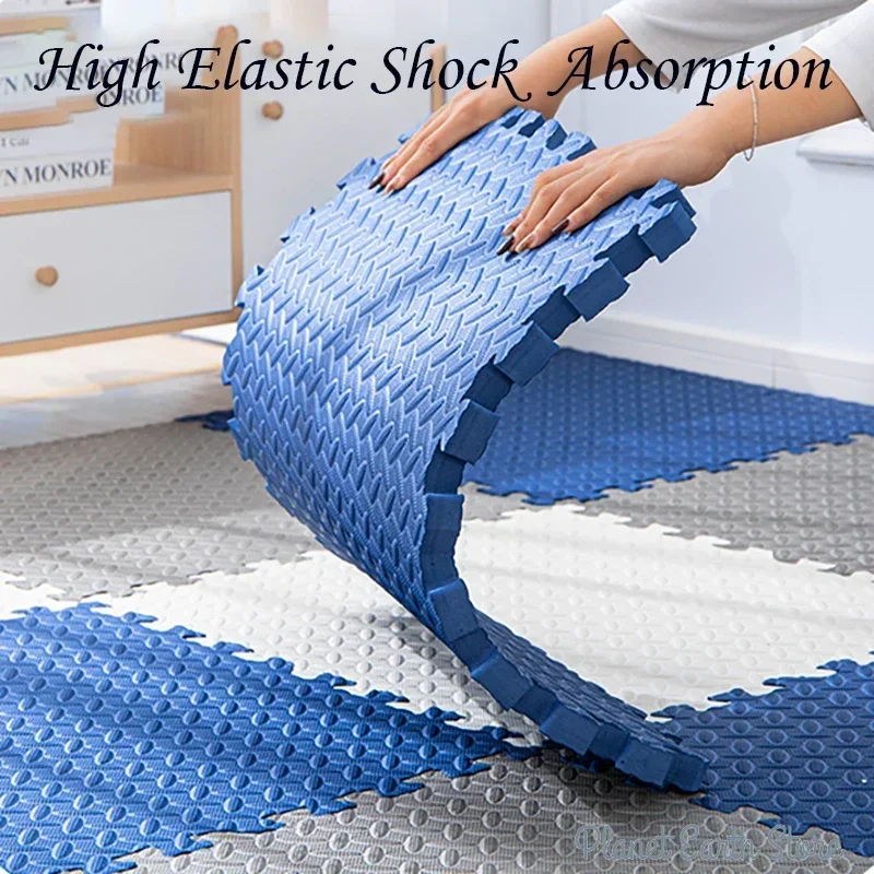 4-20 قطعة رغوة الطفل تلعب حصيرة سجادة ألغاز الاطفال المتشابكة ممارسة البلاط السجاد بلاط الأرضيات لعبة عدم الانزلاق السجاد لينة السجاد 30*1 سنتيمتر #2