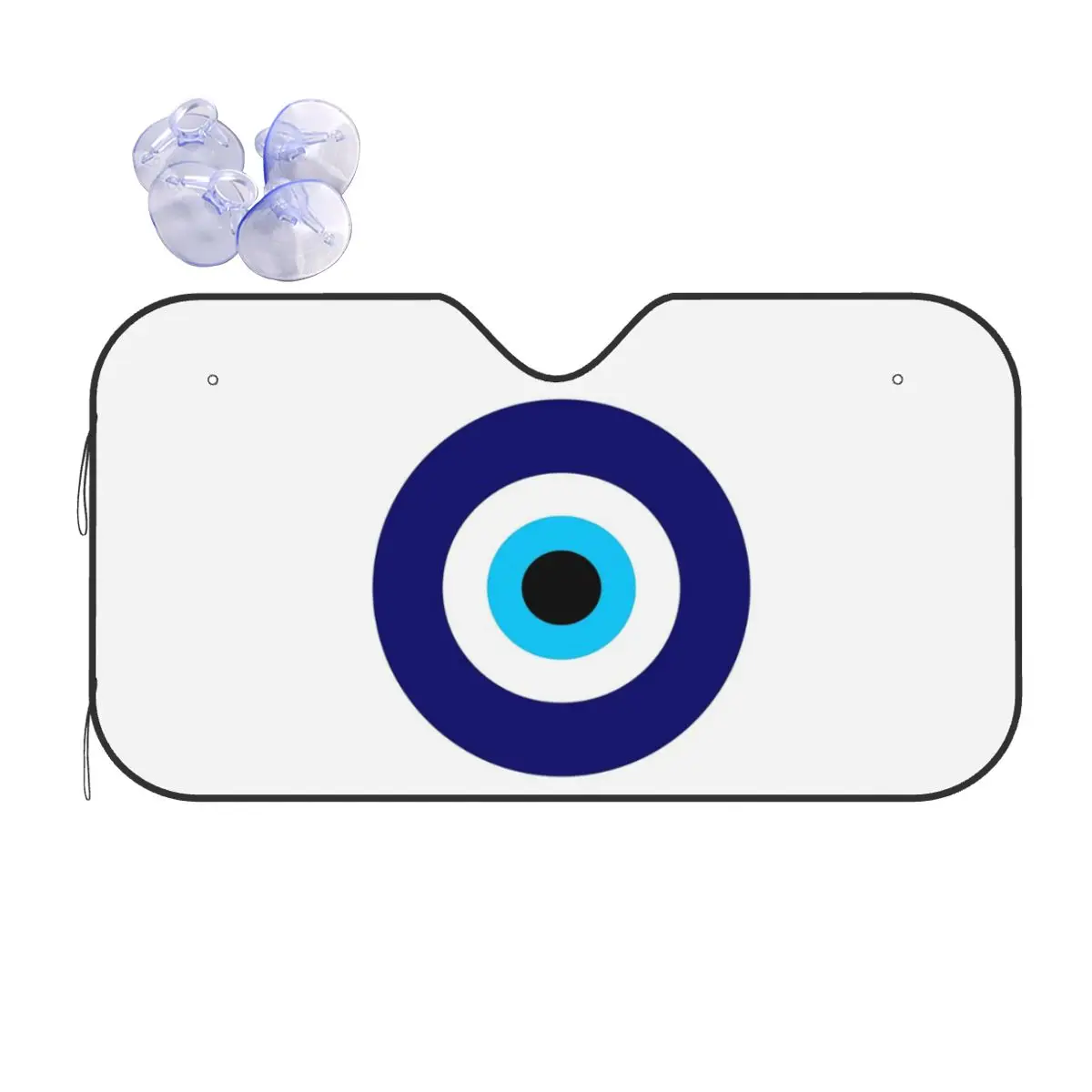 

Magic Eye Five Set Evil Ey Sunshade Windscreen Car Front Windshield Window Sun Visor Accessories Covers