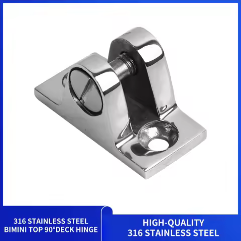 Alastin 316 Stainless Steel Bimini Top 90° Deck Hinge Marine Bimini Top Fitting Boat accessories marine hardware