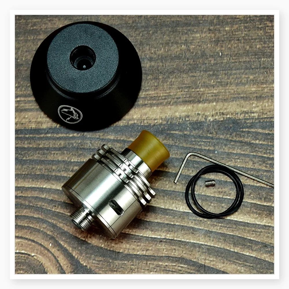 Gear Apocalypse RDA Rebuildable Dripping Atomizer - Single Coil 22mm 316SS Vape Accessory