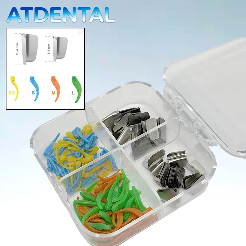 

Набор стоматологических матриц (200 шт.) с клиньями и лентами для реставрации передних зубов - Инструменты для челюстно-лицевой хирургии и стоматологии