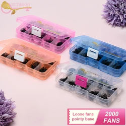 loose fans 2000 0.05 0.07 eyelashes loose pointy base premade eyelash fans 3d 4d 5d 6d 7d 8d 9d 10d pointy base premade fans