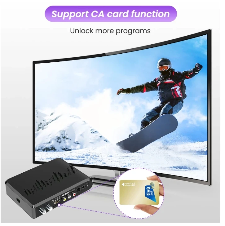 [أصلي] أحدث صندوق تلفزيون لاستقبال الأقمار الصناعية FREESAT V8 Ultra DVB-S/S2/S2X,DVB+T/T2,ISDB-T/Cable/ATSC-C 4K UHD 1080P مدمج WiFi