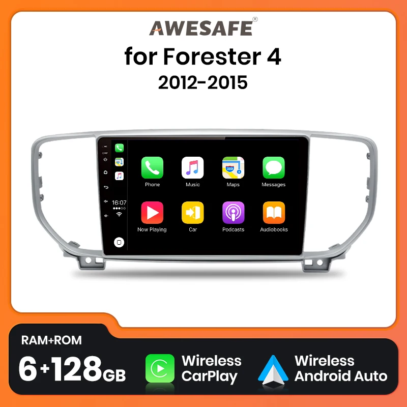 AWESAFE PX9 for Kia Sportage 4 QL 2018-2021 Car Radio Multimedia GPS 2 din Android 10.0 CarPlay Autoradio 8GB+128GB