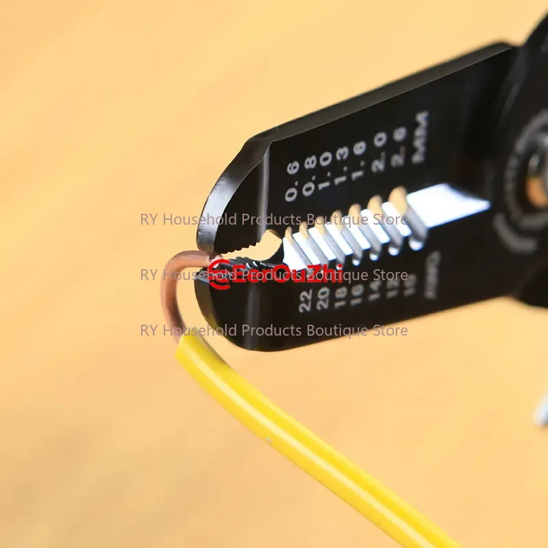 7 In 1 Wire Stripper Iron Copper Wire Cutter Cable Cutter Wire Crimping Pliers Clamper Splitting Winding Electrician Tool