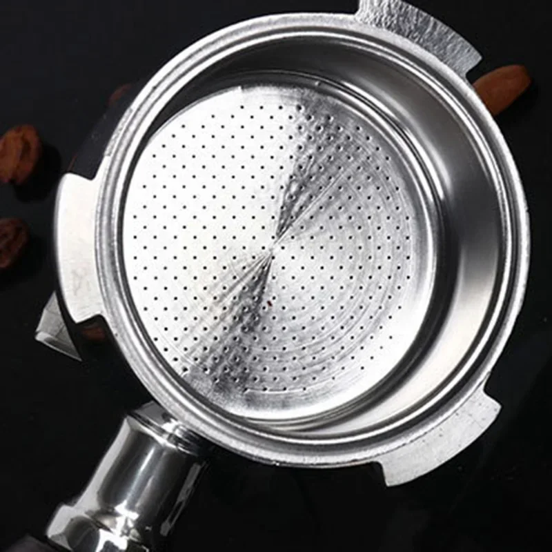 51mmステンレス鋼3 ears delonghi desta ec680/685コーヒーマシン用フィルター二重口分割コーヒーハンドル調理器具
