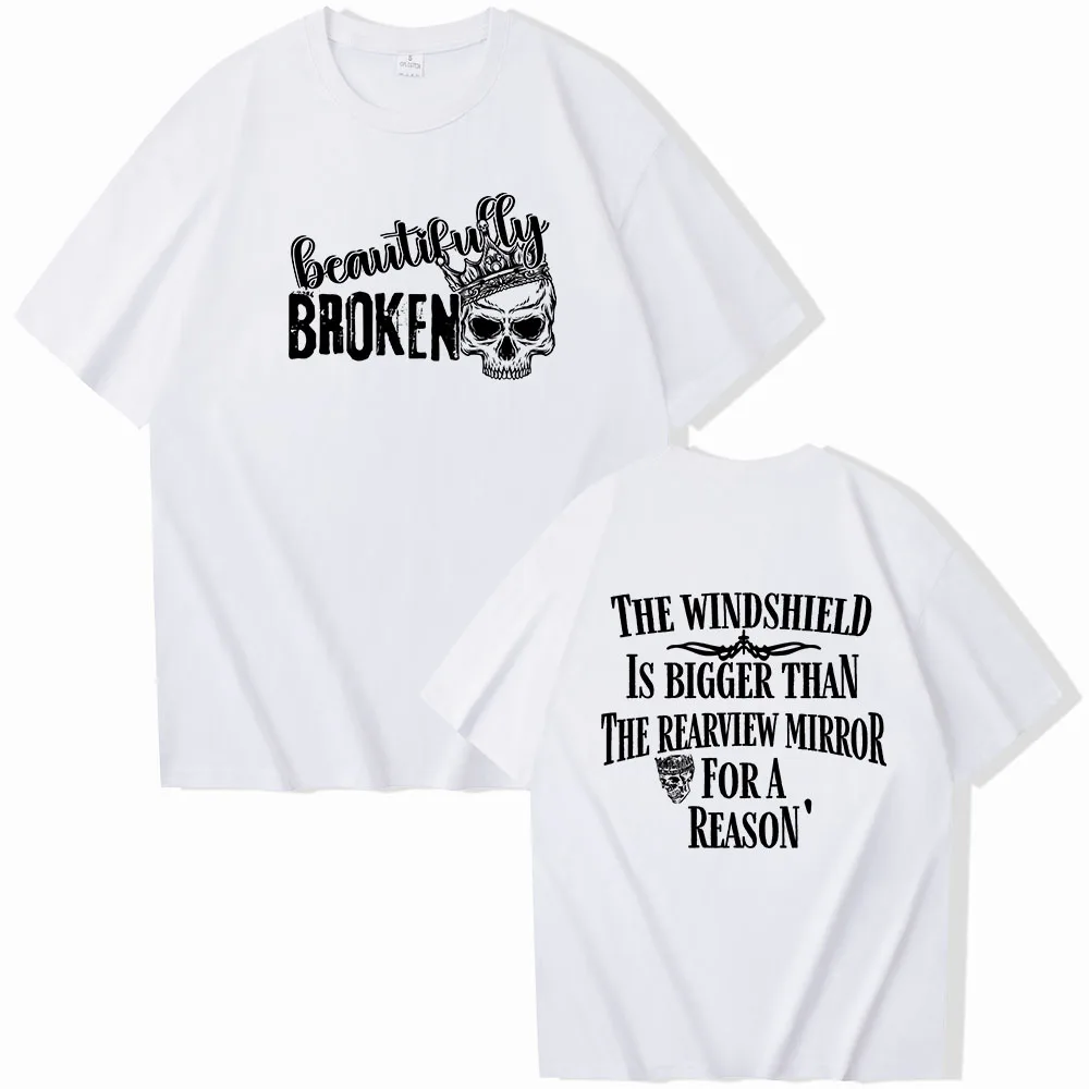 Jelly Roll Beautifully Broken Tour T-Shirts Unisex Harajuku O-Neck Short Sleeve Shirts Music Fan Commemorative Shirt