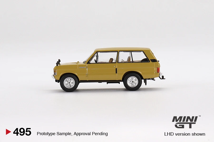 MINIGT 1/64 Range Rover 1971 Bahama Gold  MGT00495-CH Cars Alloy Motor Vehicle Diecast Metal Model Kids Xmas Gift Toys for Boys