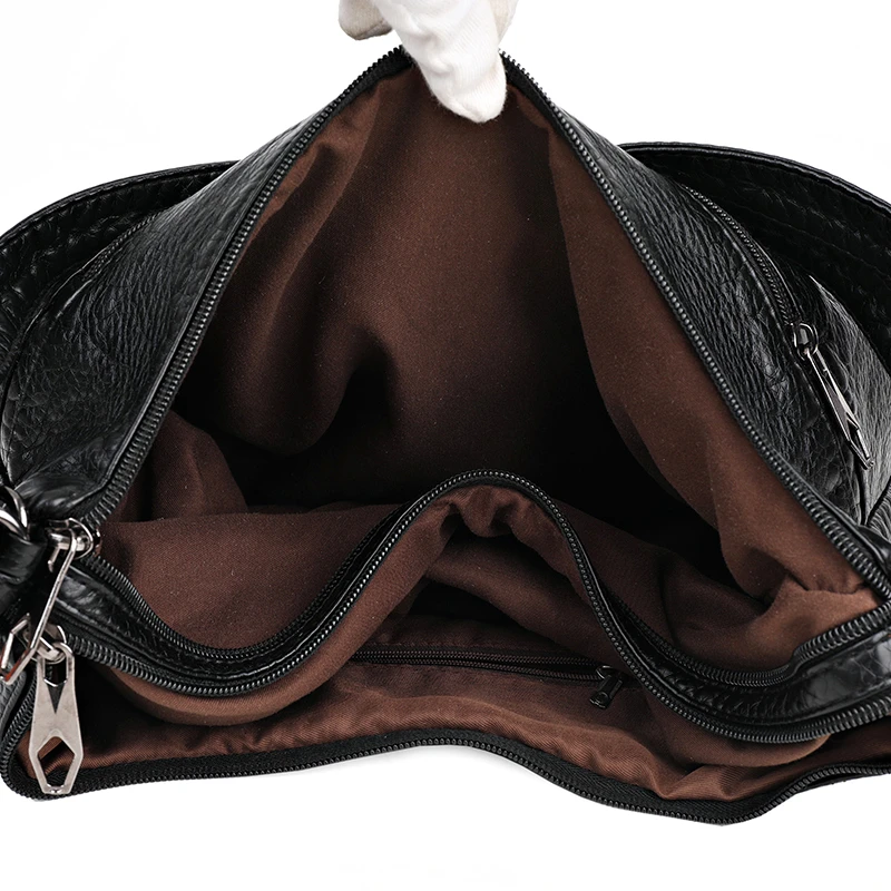 Luxury Designer Tote Large Handbag for Women Fashion Ladies Top-handle Bags Soft Leather Shoulder Bag Wallet Female Sac A Main