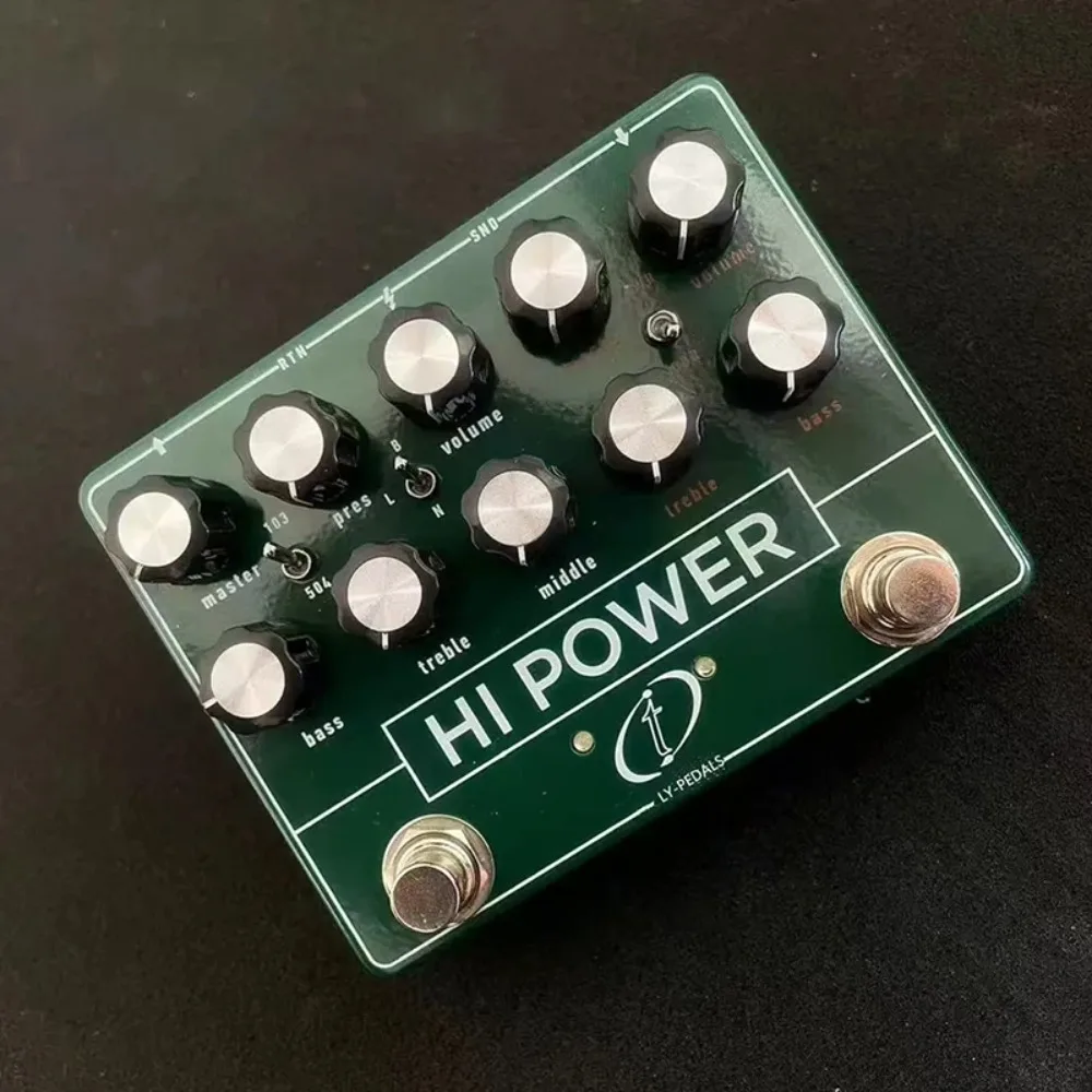 LY-ROCK HI POWER Overload Distortion Single-block Effects Pedal Colorsound Power Boost Effects Pedal