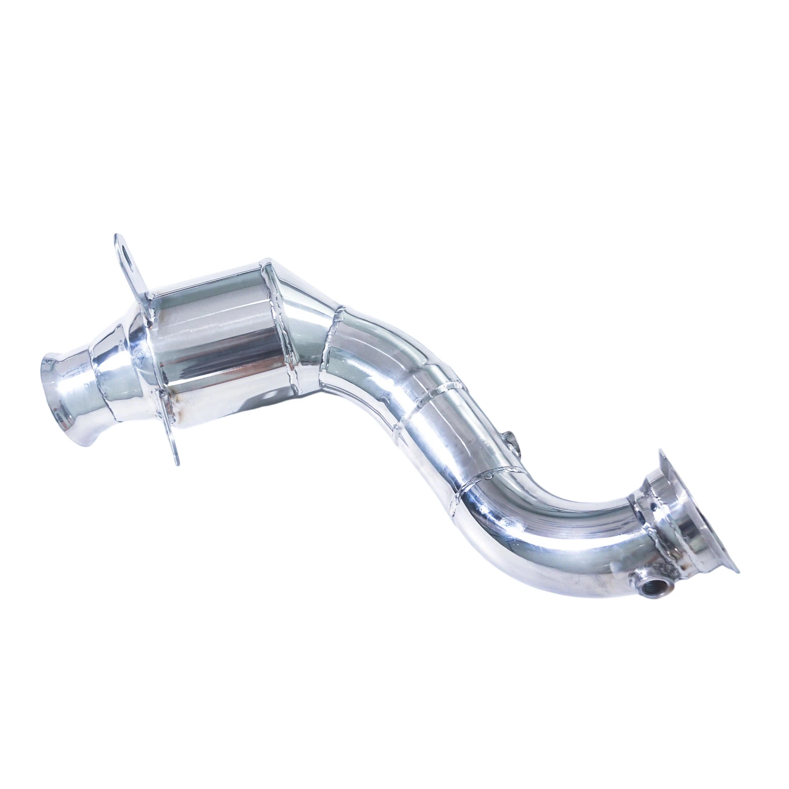 

Suitable for 15-23 Mercedes-Benz C200 C250 C300 W205 downpipe, it is a high performance stainless steel cat exhaust system