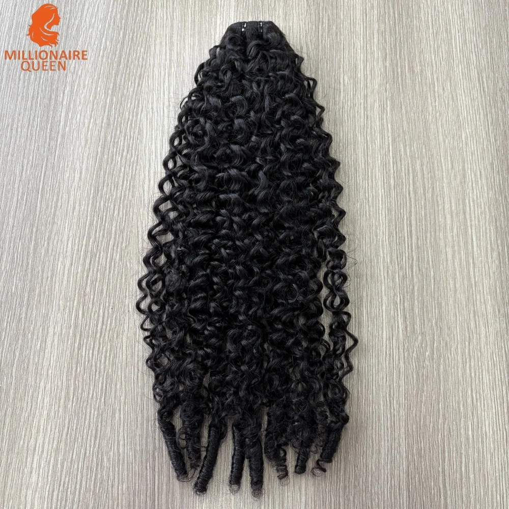 المليونير الملكة 3C4A البورمية مجعد الشعر حزم 100% الشعر البشري البورمية الفيتنامية الخام نسج شعر مستعار بشري للنساء #6