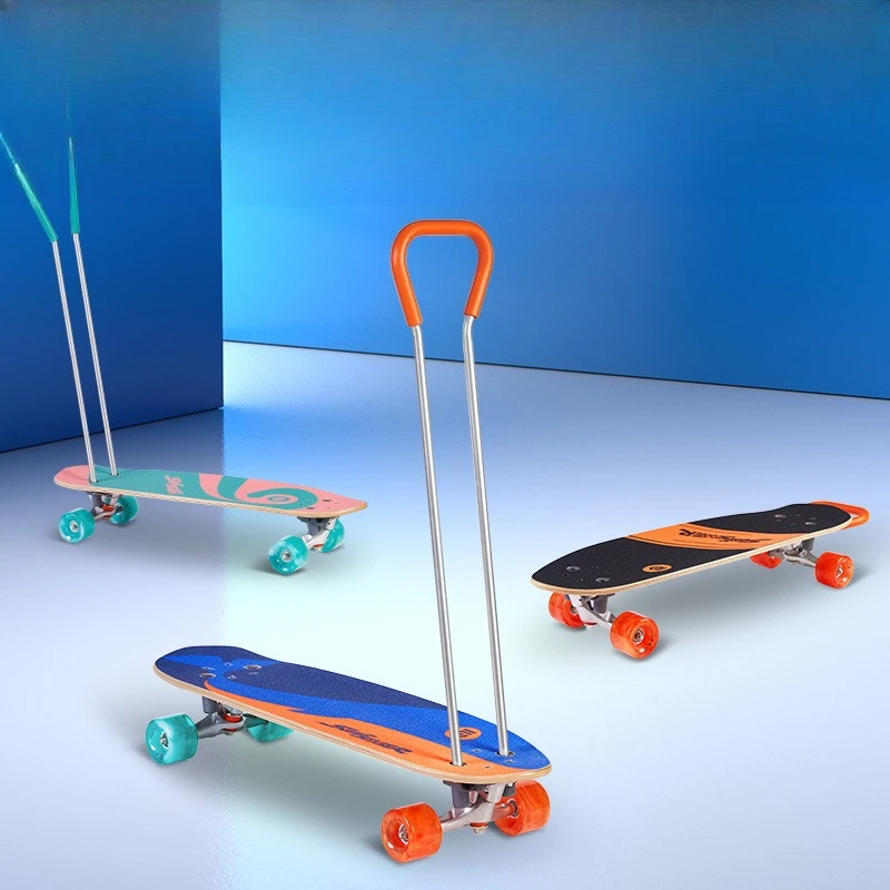 

New 3-in-1 Skateboard Land Surfboard Teen Adult Beginner Skateboard Slide with Handle