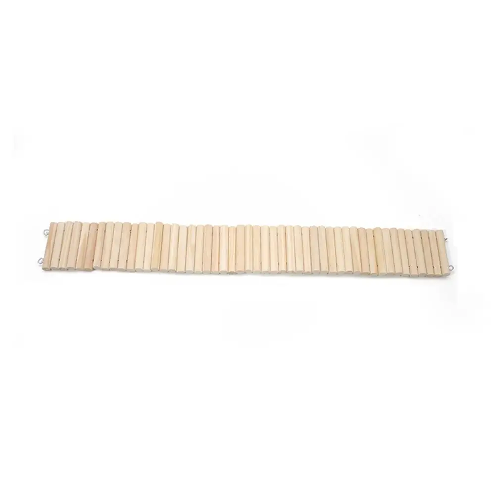 Buigbare Hamster Klimladder Houten Multifunctionele Hamsterhabitat Speelgoedkooi Decoratie Eenvoudig Te Installeren