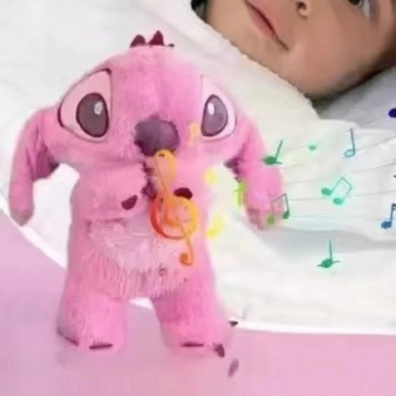 Breathe Shi Dizai Luminous Music To Sleep Plush Doll Ears Moving Doll Cute Cartoon Toys Around Birthday Gifts.