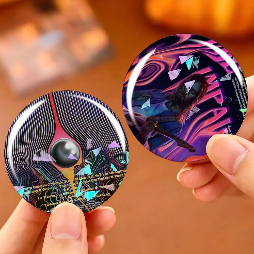 T-Tame Impala L-Loser K-Kevin Parker Badges Creative Tinplate Round Button PinsBrooch Badge Clothes Backpack Custom