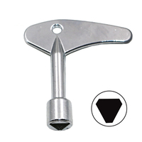 1PCS Single Inner Triangular Key Elevator Key Inside Triangle Water Meter Valve Key