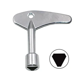 1/2PCS Single Inner Triangular Key Elevator Key Inside Triangle Water Meter Valve Key
