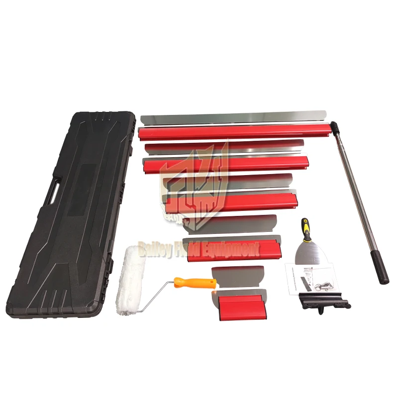 Tpaitlss High Quality Red Wall Putty Plastering Knife Scraper Putty Knife for House Decoration