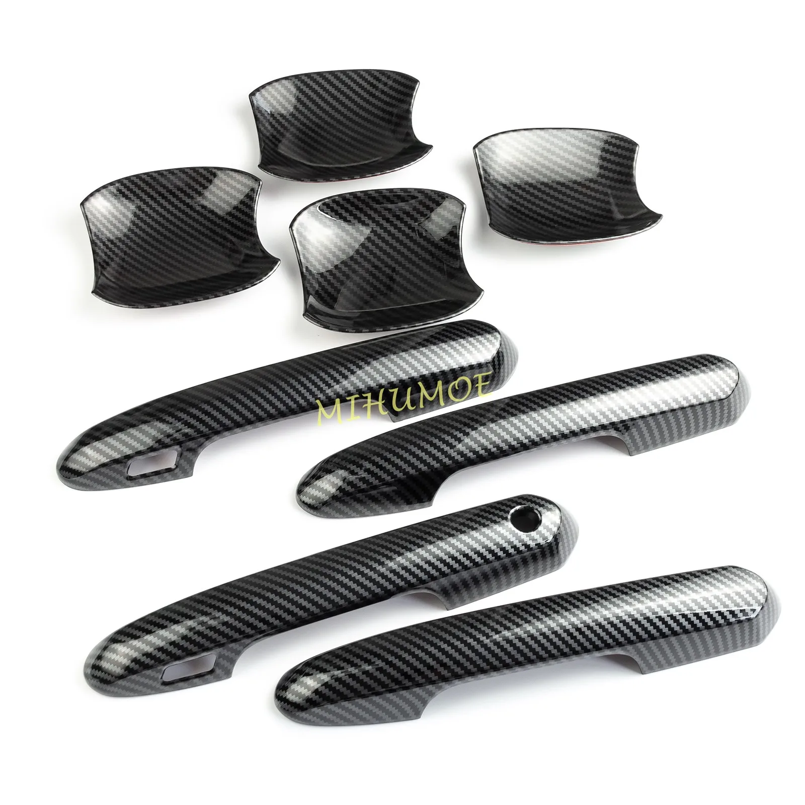 

Накладки на дверные ручки из углеродного волокна, стильные накладки на чашку для Toyota RAV4 Suzuki Across 2020 2021 2022 2023 2019-2024 гг.