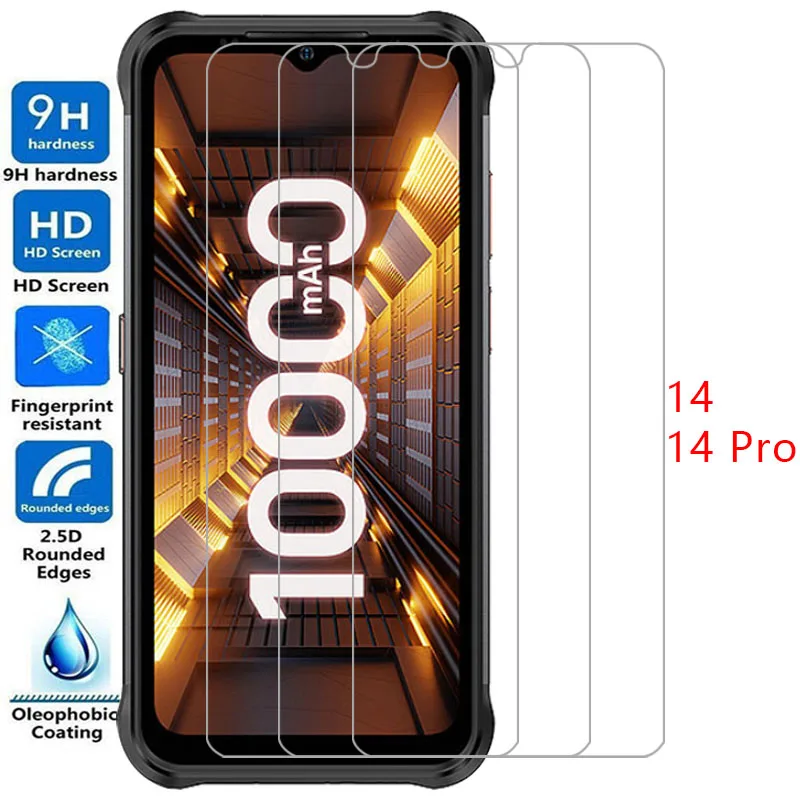 screen protector for ulefone power armor 14 pro protective tempered glass on armor14 14pro armor14pro phone film glas 9h