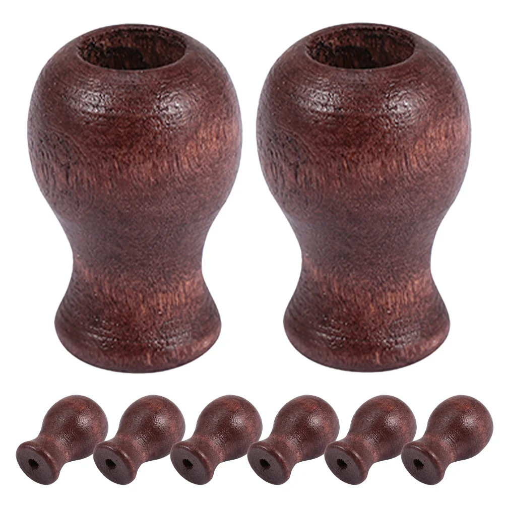 

8Pcs Wooden Blind Pulls Natural Wood Cord Drops for Curtains Tassel Handles Decorative Curtain Accessories Hanging Pull Ends