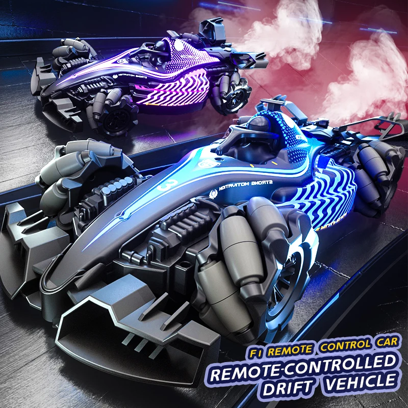 JHD Q186 JJRC Single Control Hand Gesture Double Control Cool Light Spray Rc Racing Toy Remote Control Stunt Car Q186 Toys Gifts