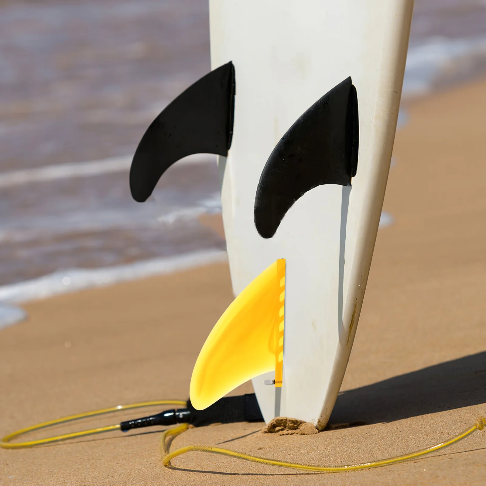 

1pc Surfboard Tail Fin Paddle Board Water Divider Tpu Balance Design Enhanced Control Durable Lightweight Replacement Fins For