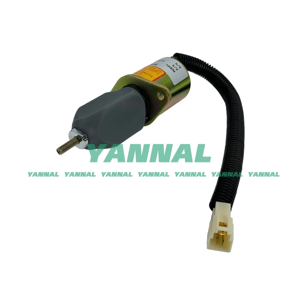 

For Yanmar 4TNE98 Solenoid Valve 119807-77800 1753ES12A3UC5B1S1 Engine Parts Hot