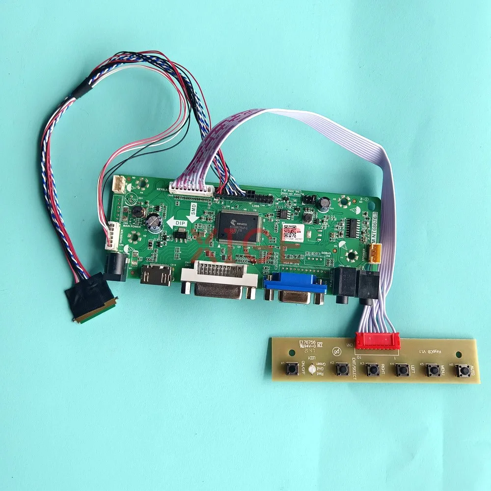 

Плата драйвера контроллера для LTN140AT01-G01 LTN140AT02-001 DVI VGA 14 "HDMI-совместимая матрица для ноутбука 1366x768 LVDS 40-контактный комплект «сделай сам»