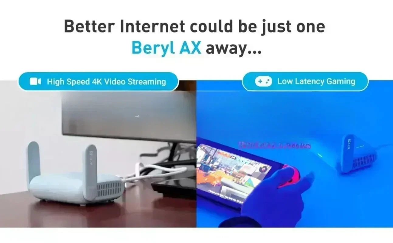 Untuk Router iNet Beryl AX MT3000, Wifi 6 Travel