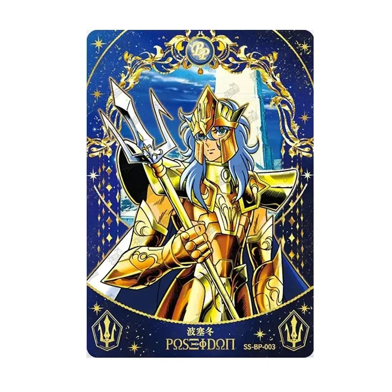 Genuine KAYOU Gold Saint Seiya Athena Poseidon BP/UR/QR/AR/SSR/SR/R Single Card Full Set Series 1 Holy Clothes Collection Card