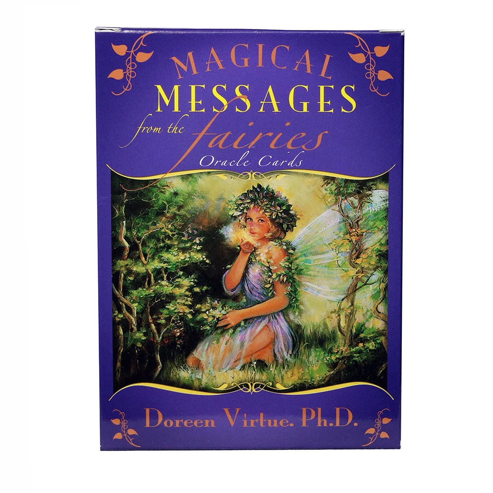 New Doreen Virtue Messages From The Fairies Oracle CardsSupport Wholesale Factory Made English Version 29 Oracle Decks