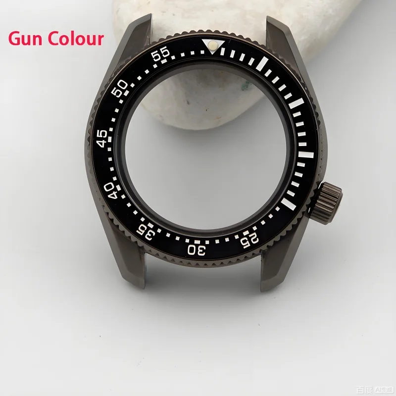 

Fashion gun color case, equipped with NH35 NH36 Japanese movement, 42mm, men's sports diving watch accessory